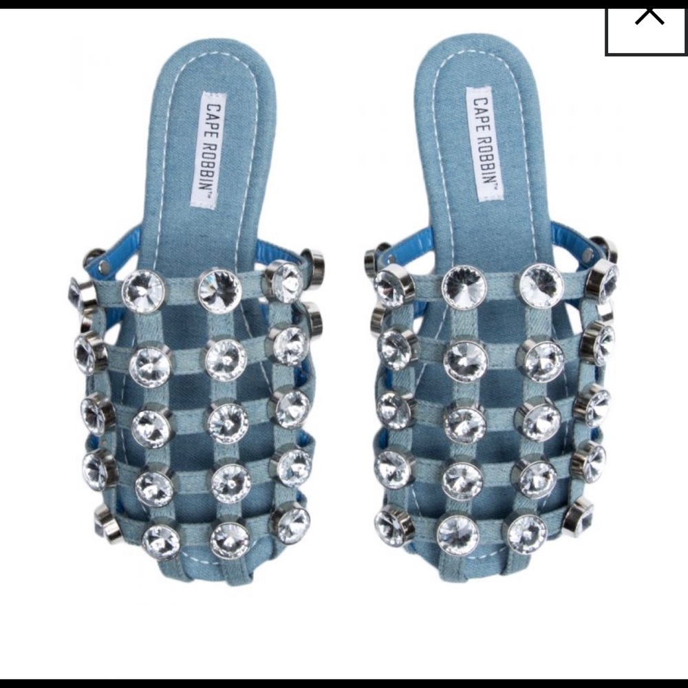 Cape Robbin coma17 denim sandal
